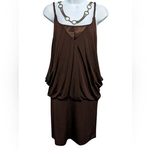 BeBe Chocolate Brown Dress